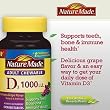 Nature Made D3 1,000 IU - 300 Grape Flavored Chewable Tablets