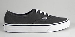 Vans Men's VANS AUTHENTIC SKATE SHOES 13 (PEWTER/BLACK)