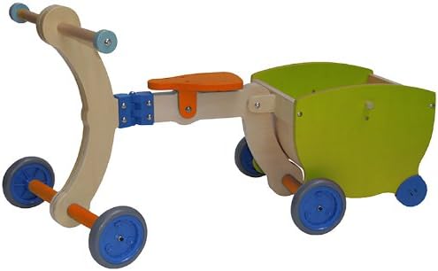 Mishidesign Grow Up Toy, Green/Orange