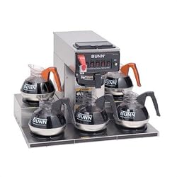 BUNN Automatic Coffee Brewer w/ 5 Warmers and S/S Funnel