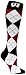 donegal bay NCAA Wisconsin Badgers Argyle Sock, Black/White/Red