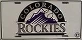 Colorado Rockies MLB Baseball License Plate Plates Tags Tag auto vehicle car front