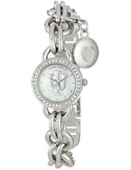 Game Time Womens COL-CHM-IND Charm College Series University of Indiana Collegiate 3-Hand Analog Watch
