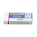 (Price/EA)Super Hi-Polymer Eraser, Small, Nonabrasive, White