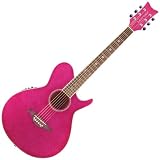 Daisy Rock WildWood Artist Deluxe Acoustic-Electric Atomic Pink Guitar