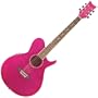 Daisy Rock WildWood Artist Deluxe Acoustic-Electric Atomic Pink Guitar