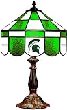 NCAA Michigan State Spartans 14 Tiffany Style Executive Table Lamp