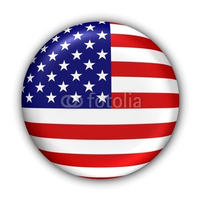 Wallmonkeys Peel and Stick Wall Decals - Us Flag - 24