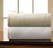 GRANNY 100% NATURAL EGYPTIAN COTTON CASHMERE SOFT GRANNY BLANKET , ECRU .QUEEN SIZE..