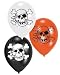 6 Jolly Roger Ballons