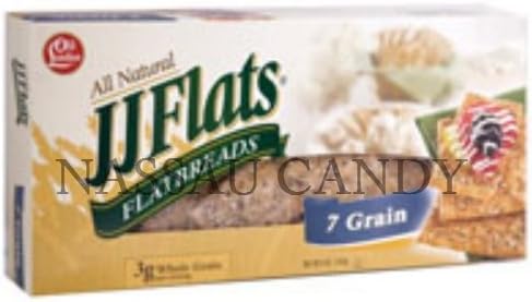 Jj Flats 5 Oz. 7 Grain Flatbreads - Pack Of 12