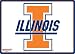Wow!Pad 57LT016 Illinois Collegiate Logo Laptop Mouse Pad