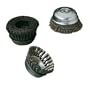 SAIT 06407 4" x .020 x 1-3/8" Single Row Angle Grinder Large Knot Wire Nut Outside Cup Brush