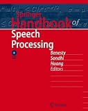 Springer Handbook of Speech Processing