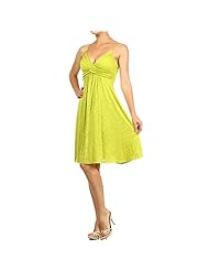 A-line Spaghetti Strap Pleated Wrap Knit Sweetheart  Dress