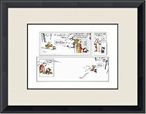 CALVIN & HOBBES ART - LAST CALVIN & HOBBES