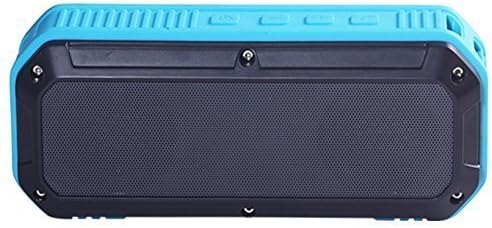 Soundmy Rugged,waterproof and Shockproof Wireless Bluetooth Speaker for Indoor/outdoor,hi-def Bass 2x3w (Light Blue)