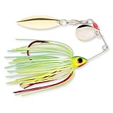 Strike King Bleeding Bait Mini-King Spinnerbait (Bleeding Fire Tiger, 0.125-Ounce)