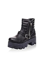 Bueno Botines de plataforma (Negro Brillo)