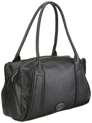edc by esprit Xingren X48052, Damen Shopper, schwarz, (black 1), 23X40X17