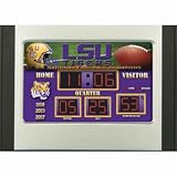 Louisiana State LSU Tigers NCAA Scoreboard Desk & Alarm Clock