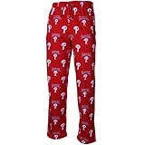 MLB Men's Philadelphia Phillies Supreme Knit Pants (Red, X-Large)