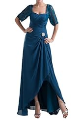 Chiffon Jeweled Crystal Lace Corset   Waistline Evening Dress 