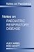 Notes on Paediatrics: Cardiorespiratory Disease (Notes on Pediatrics)