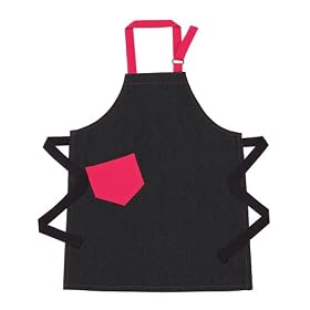 Rushbrookes Children's Aprons Denim And Pink