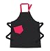 Rushbrookes Children's Aprons Denim And Pink