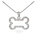 The Dog Pound CZ Bone Sterling Silver Pendant