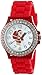 Geneva Women's 5573_xmasredsanta Holiday Boyfriend White Dial with Santa and Crystals Watch