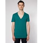 American Apparel Tri-Blend Short Sleeve Deep V-Neck