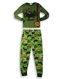 Private Label - Boys Long Sleeved Pajama Set, Green