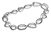 Sterling Silver Geometric Bracelet by Zina, 7.5