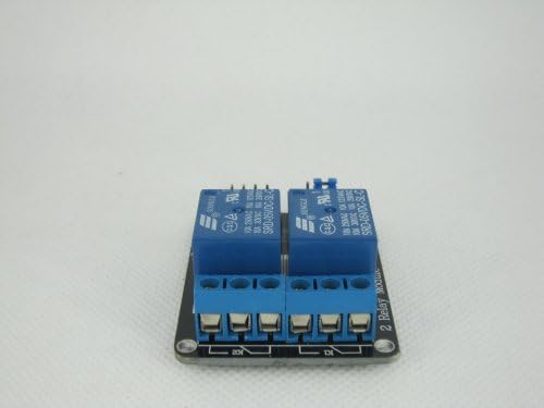 Nbstore 2 Channel 5v Relay Shield Module for Arduino UNO 2560 1280 ARM PIC AVR Stm32 Blue