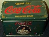 Coca Cola Metal Art Collector Cards Tin Women Collection