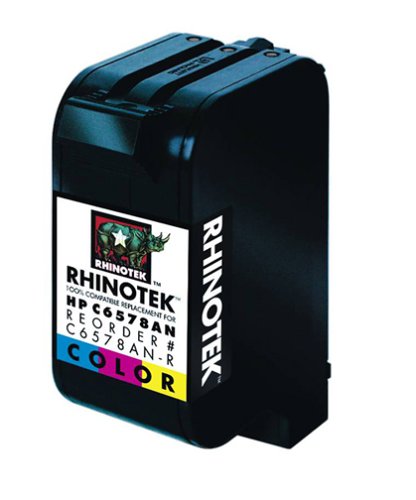 Rhinotek HP Compatible Ink Cart to C6578DN DJ 900 Series CC 280 OJ G K series