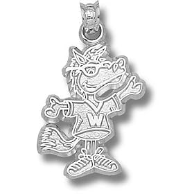 Western Michigan Broncos "Buster" Pendant - Sterling Silver Jewelry