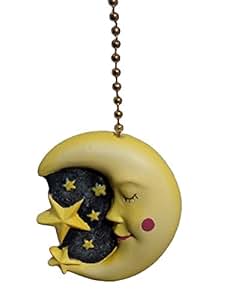 MOON Star ceiling Fan Pull Fanpull celestial home decor ...