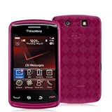 Hot Pink TPU Candy Rubber Flexi Skin Case Cover for Blackberry Storm 2 9550 ....