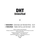 Uninvited [12" VINYL]