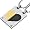 Endless Love Stainless Steel Black and Gold Heart Cubic Zirconia Pendant Necklace Couples Set 18