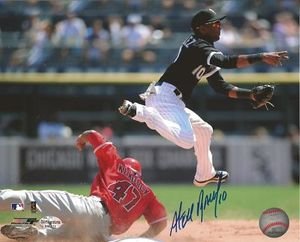 Alexei Ramirez Signed Chicago White Sox Home 8x10 Photo