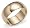 14k Yellow Gold 8mm Plain Half Round Band, Size 4