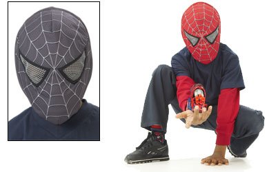 Childrens Toyshop  Toys : Spider-Man 3 - Reversible Mask & Web Blaster
