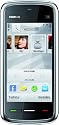 Nokia 5230 Navi Smartphone (8,1 cm (3,2 Zoll) Display, Touchscreen,  2 Megapixel Kamera) white-chrome