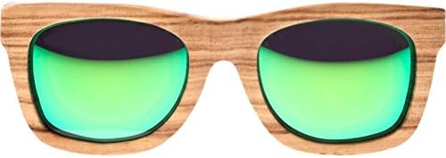 Earth Wood Women's ESG083GM Panama Sunglasses, Zebra
