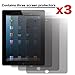 IPAD 2/3/4 SCREEN PROTECTOR, Nue Design Cases TM iPad 2/3/4 Screen Protector Anti-Glare, Anti-Scratch, Anti-Fingerprint HD Clear Film (Invisible) [3 PACK]