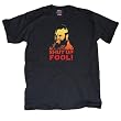 Mr. T Shut Up Fool! Black T-Shirt Tee
